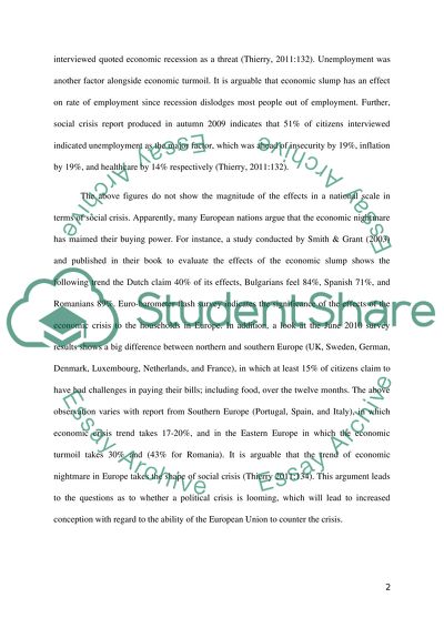 Strategic Considerations within the European Union Framework