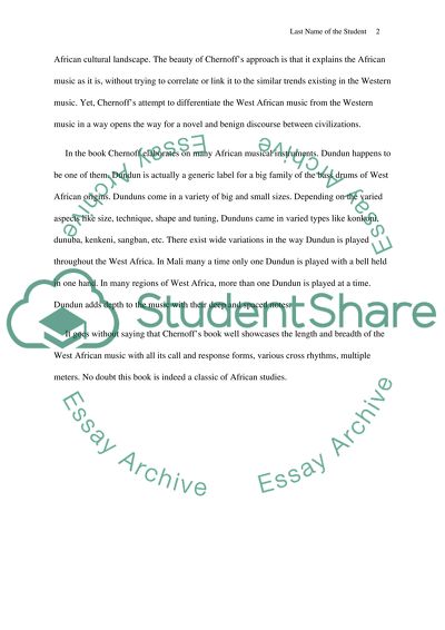 High School Entrance Essay An Introduction To John Miller Chernoffs Book On Africa Rhythm Discuss The Dundun Hour Glass Simple Essays For High School Students also Essays On Business Ethics An Introduction To John Miller Chernoffs Book On Africa Rhythm Essay How To Write Science Essay