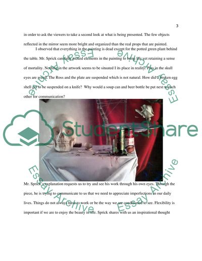 Experiencing Art in Person