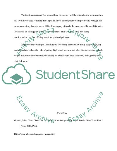 Personal Wellness Living Plan