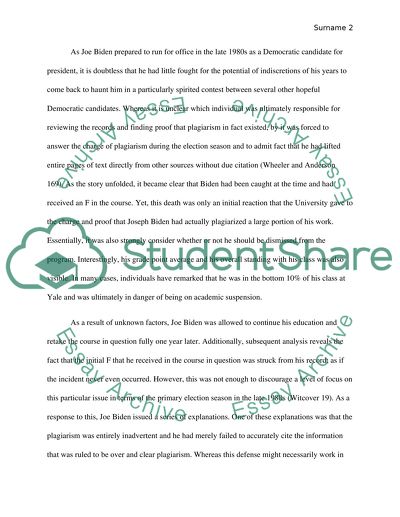 Plagiarism and Joe Biden