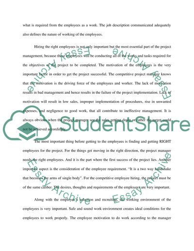 Project Management Is the Art of Managing a Project