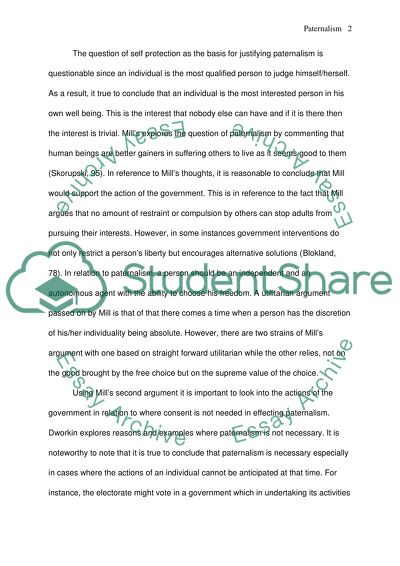 Examples of paternalism picture