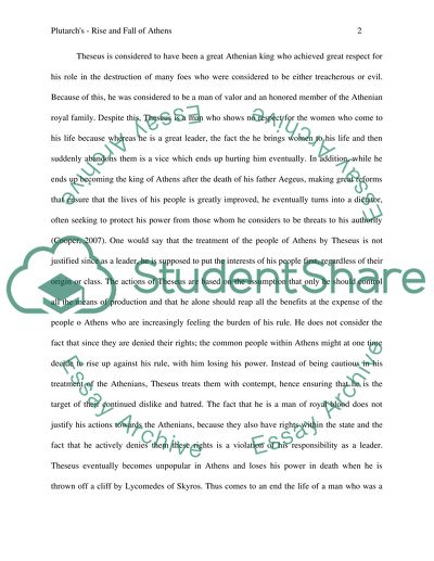 Plutarchs - Rise and Fall of Athens