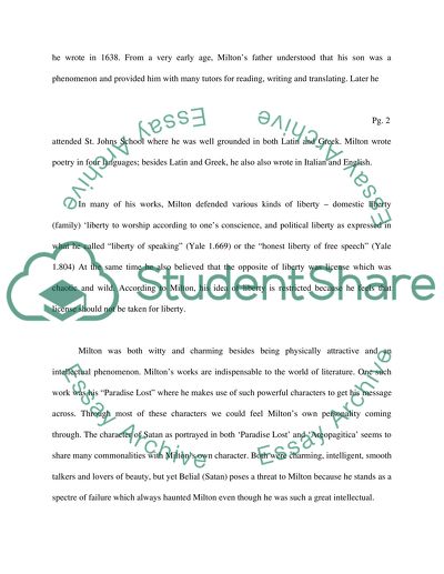 John Miltons Sonnet XVI (16)