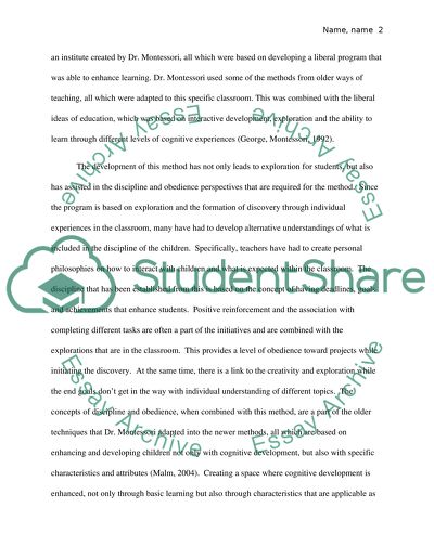 montessori strategies self discipline montessori