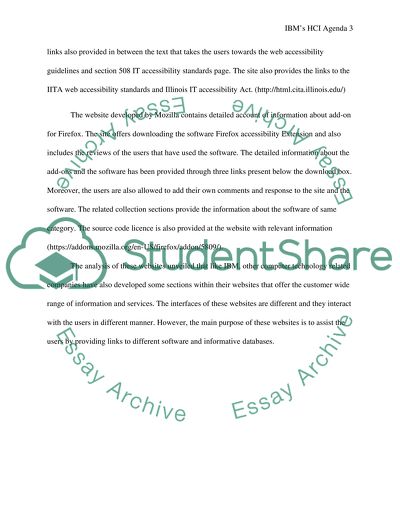 IBMs HCI Business Agenda and its competitors