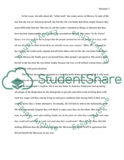 Letter to Mexico Critique