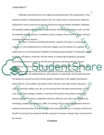 Electronic Commerce Development