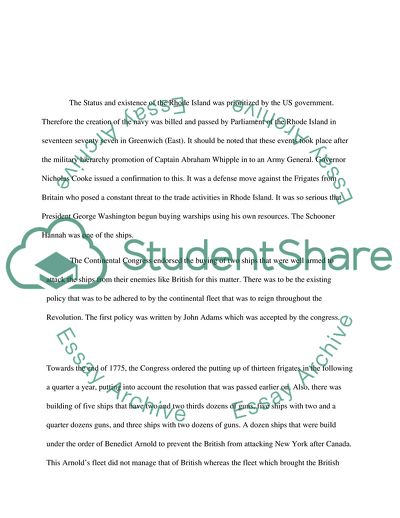 US Navy in Early American History