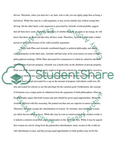 Who would you rather study with. Aristotle or Plato