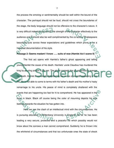 Shakespeares Greatest Tragedy Hamlet