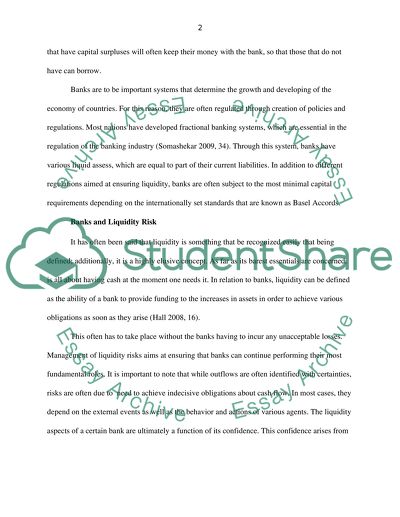 Banks as the Important System