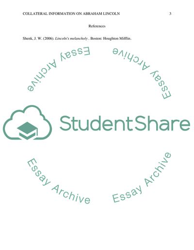 Gathering Collateral Information on Abraham Lincoln