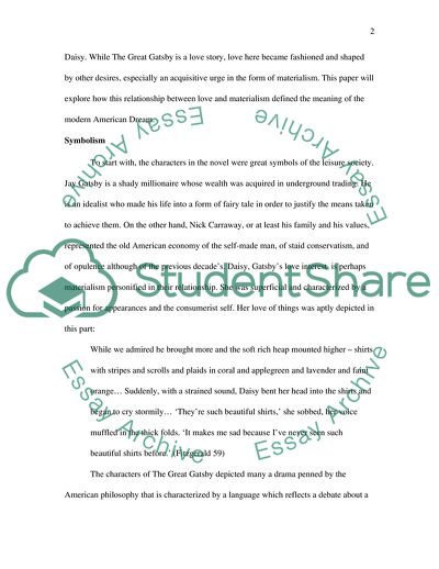 The Effect of Materialism on the American Dream