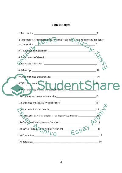 Factors Determining Perceived Service Quality in the Hospitality Industry