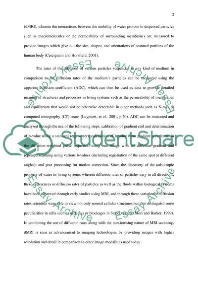 Diffusion Magnetic Resonance Imaging