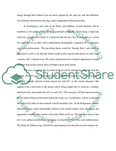 Copy of New Print Ad: Dolce & Gabbana