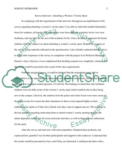 Womens Varsity Sport