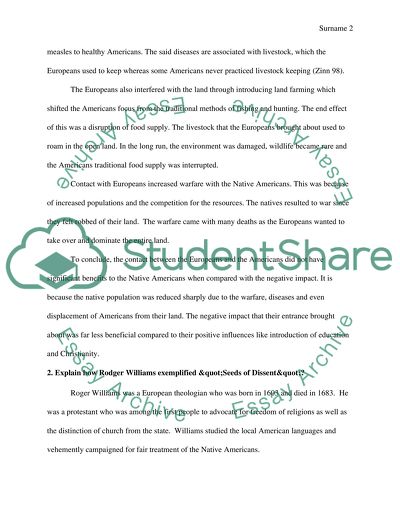 Major Questions in History