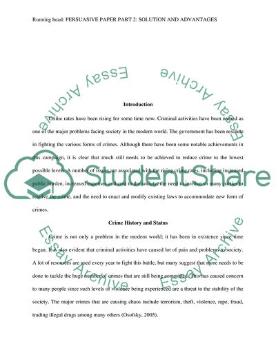 Crime Prevention: Approaches, Practices and Evaluations