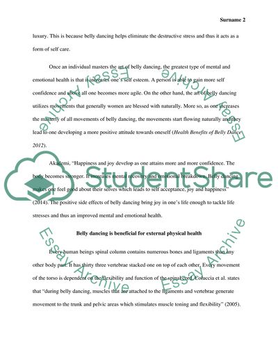 Health Benefits of Belly Dancing