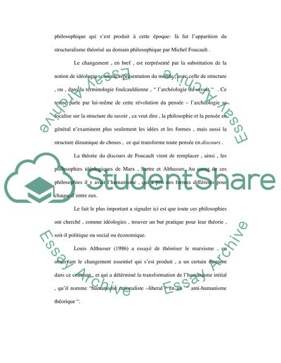 Les changements philosophique etaientelles au cuaser par les emeutes en Mai 1968
