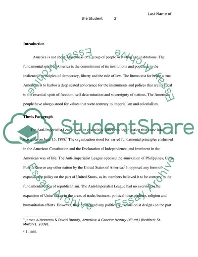 The Anti-imperialist League