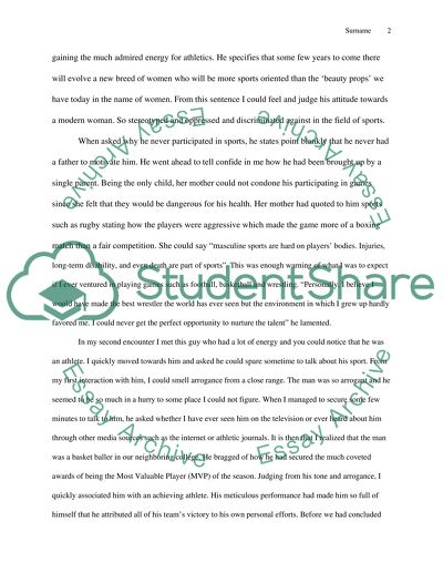 Sociology, Media and Sports