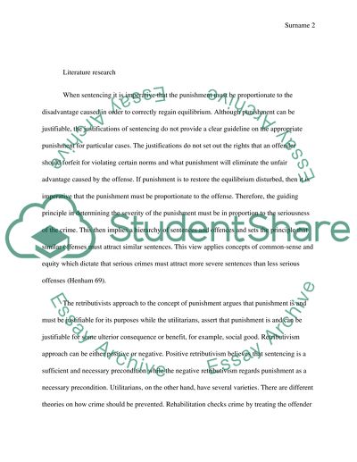 Sentencing rationales