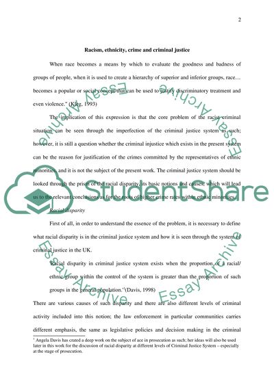 Racism in Criminal Justice