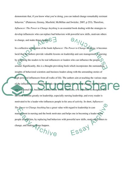 Influencer: The Power to Change Anything by Kerry Patterson