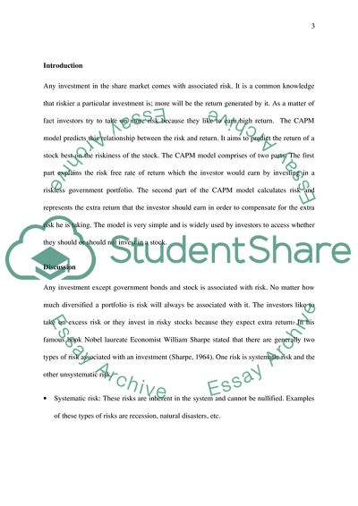 The Capital Asset Pricing Model as a Very Useful Model