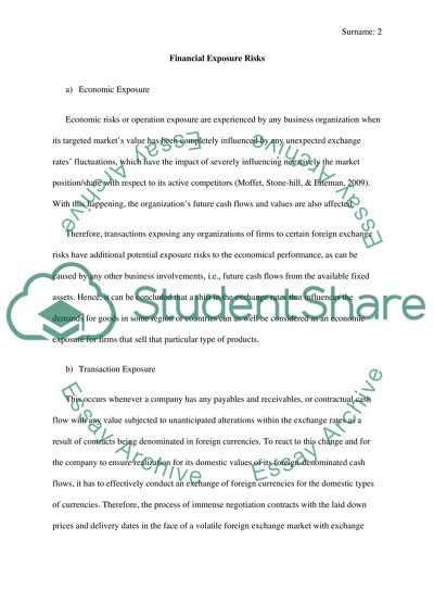 Derivatives and Foreign Exchange