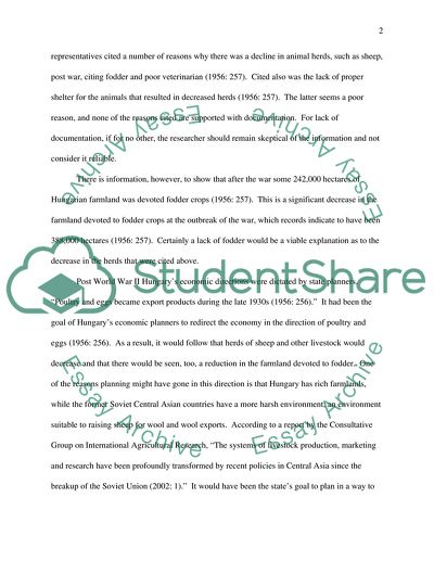 Hungary`s agricultural industry in the 20th century, Impact of the Social System