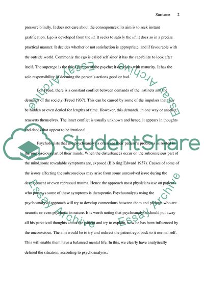 Sigmund freud apa style papers