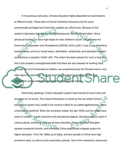 A Look at Shanghai, Chinas Education System