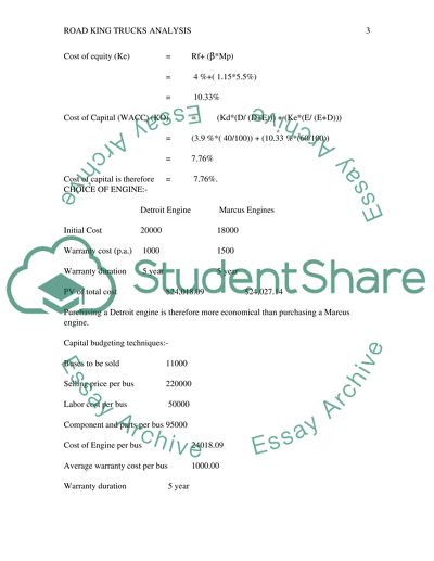 The Road Kind Trucks Analysis