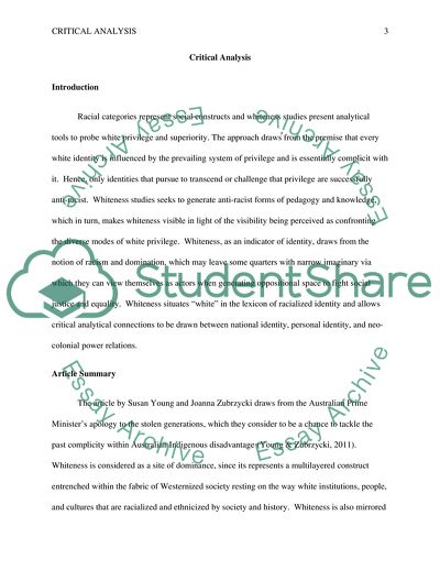 Critical Whiteness Theory in Social Work by Susan Young and Joanna Zubrzycki