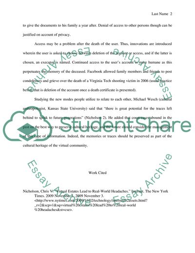 Virtual Estates Lead to Real-World Headaches