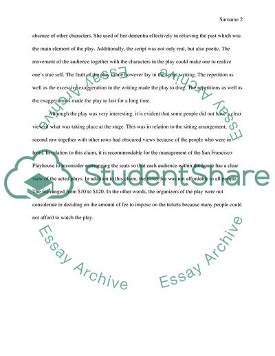 Analyzing the Tree at San Francisco Playhouse