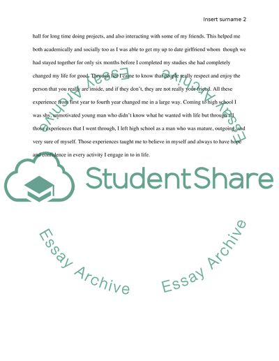 High School Experience