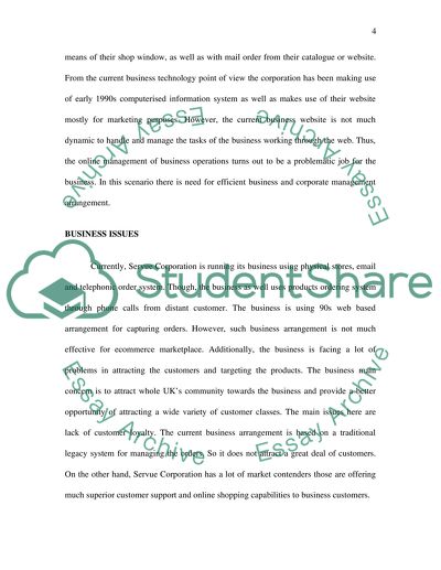 Analysis of Implementation of New Technology in Servue Corporation