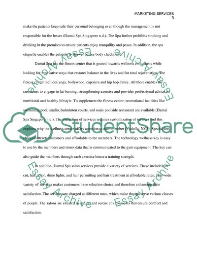 Marketing Services of Damia Spa