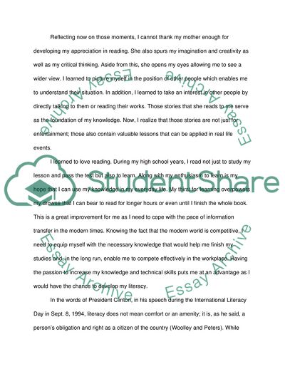 Literacy as the Cornerstone of the Nation and Person Development