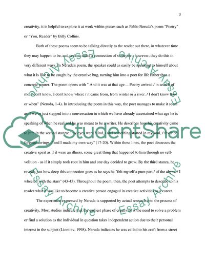 Creativity and the Creative Process