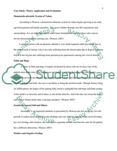 Theory Application and Evaluation