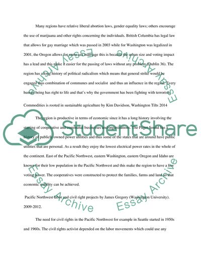 The Politics of Pacific Northwest