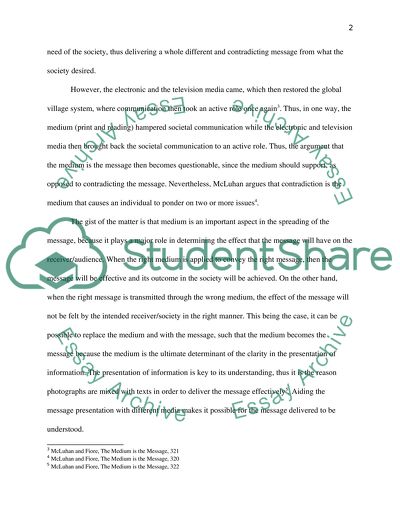 The medium is the message