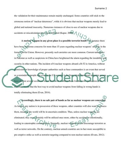 Why Nuclear Weapons Should Be Banned